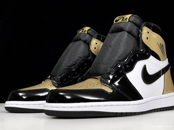 1st Kicks Shoes Toe Glod Retro 1 861428-007 Jordan Air High 0718